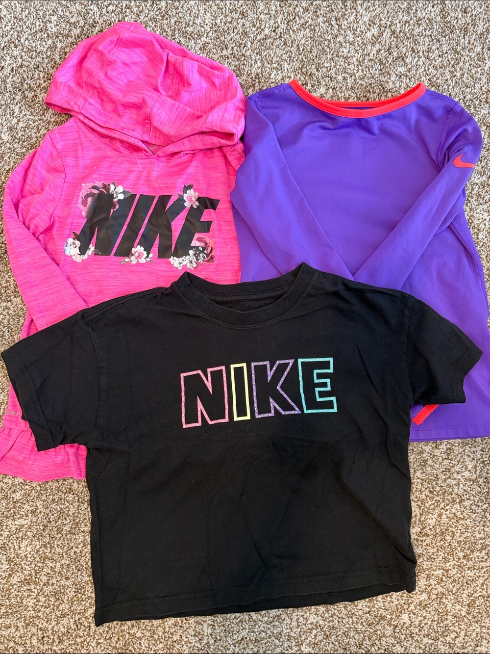 Nike Girls / Kids Shirts -  Bundle of 3 - Size Variety